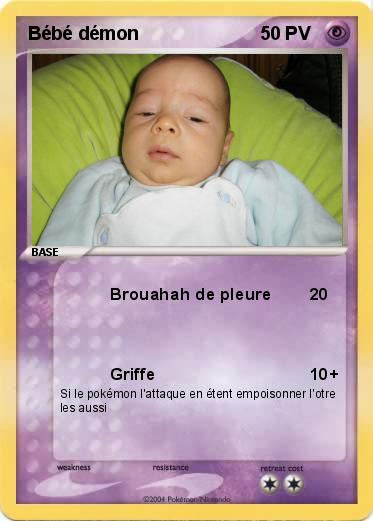 Pokemon Bébé démon