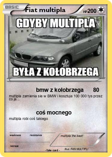 Pokemon Fiat multipla