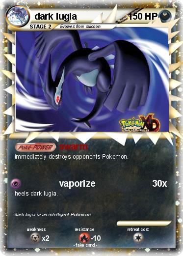 Pokemon dark lugia