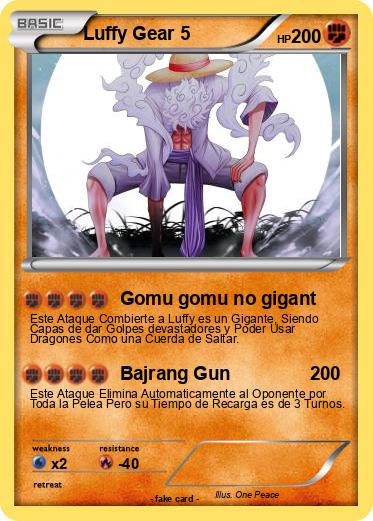 Pokemon Luffy Gear 5