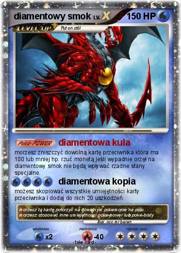 Pokemon diamentowy smok