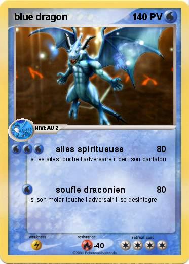 Pokemon blue dragon