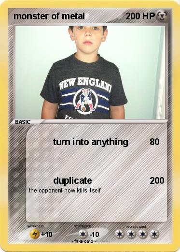 Pokemon monster of metal