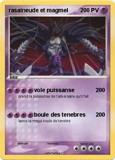 Pokemon rasaineude et magmel