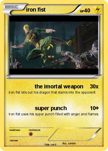 Pokemon iron fist