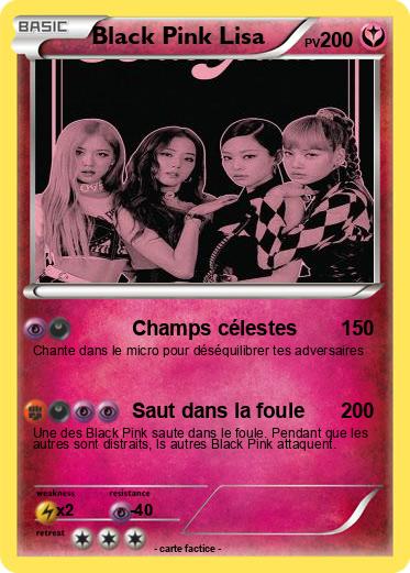 Pokemon Black Pink Lisa