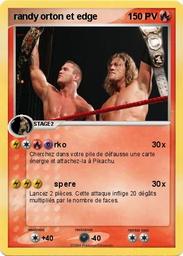 Pokemon randy orton et edge