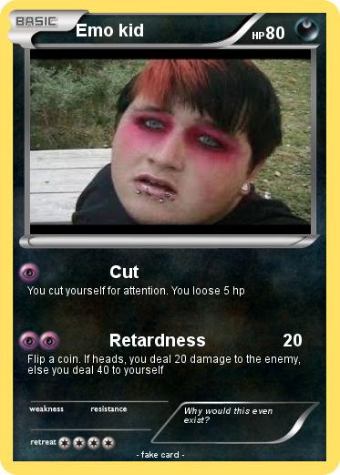 Pokemon Emo kid