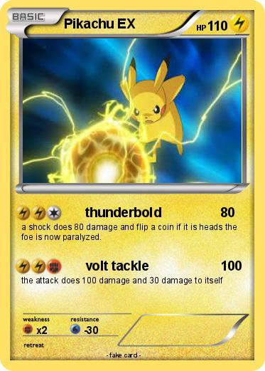 Pokemon Pikachu EX