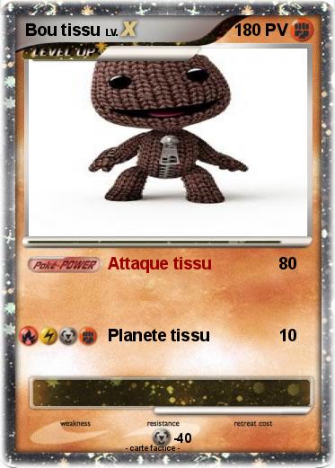 Pokemon Bou tissu