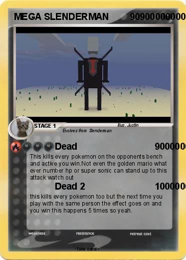Pokemon MEGA SLENDERMAN