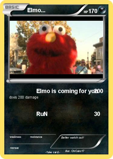 Pokemon Elmo...