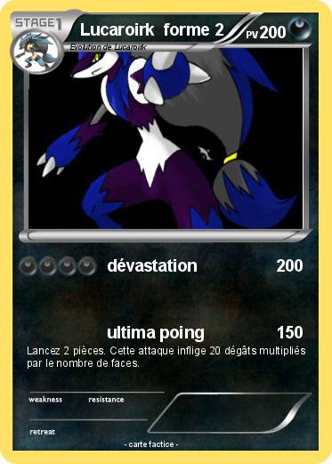 Pokemon Lucaroirk  forme 2