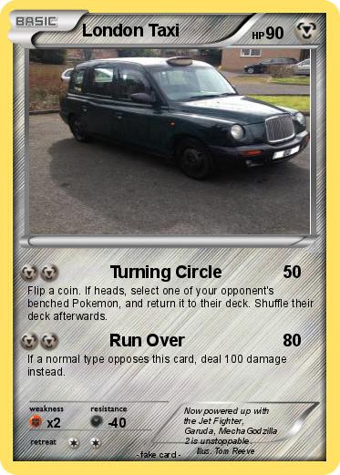 Pokemon London Taxi