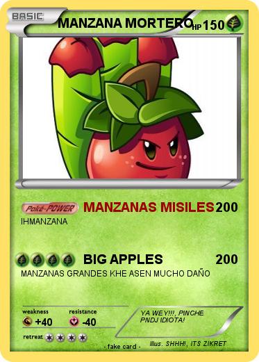 Pokemon MANZANA MORTERO