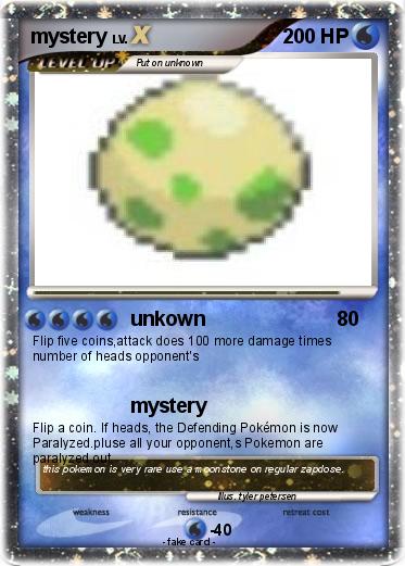 Pokemon mystery