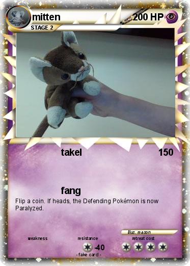 Pokemon mitten