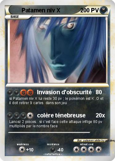 Pokemon Patamen niv X