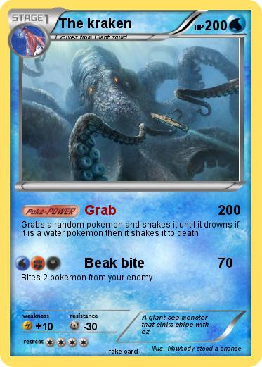 Pokemon The kraken