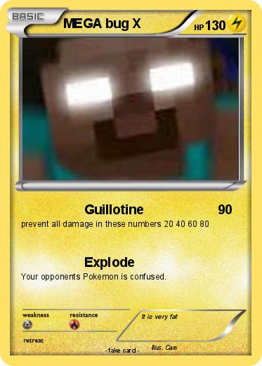Pokemon MEGA bug X
