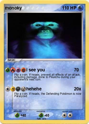 Pokemon monoky