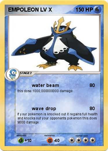 Pokemon EMPOLEON LV X