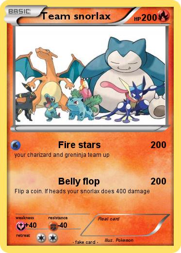 Pokemon Team snorlax