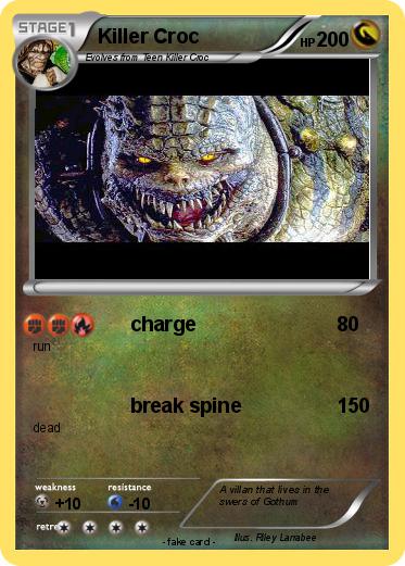 Pokemon Killer Croc