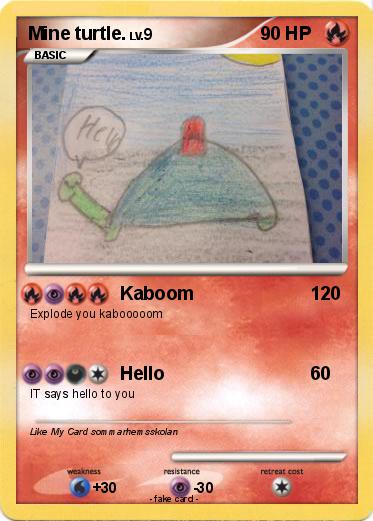 Pokemon Mine turtle.