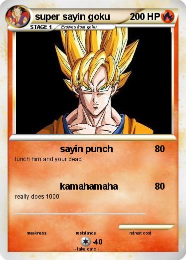 Pokemon super sayin goku