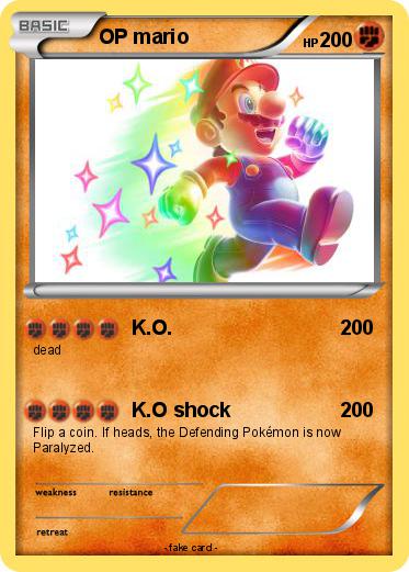 Pokemon OP mario