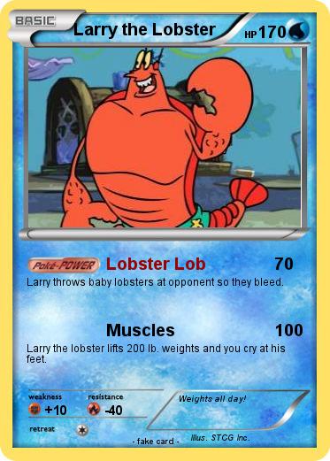 Pokemon Larry the Lobster