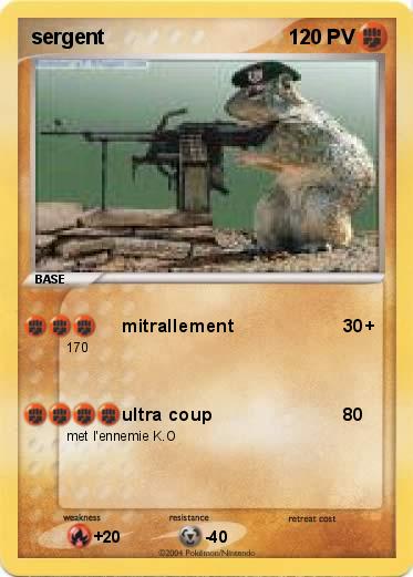 Pokemon sergent