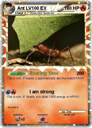 Pokemon Ant LV100 EX
