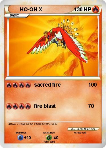 Pokemon HO-OH X