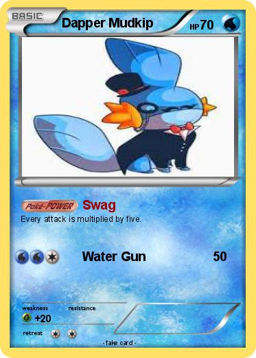 Pokemon Dapper Mudkip