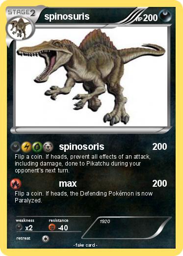 Pokemon spinosuris