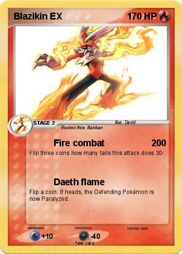 Pokemon Blazikin EX