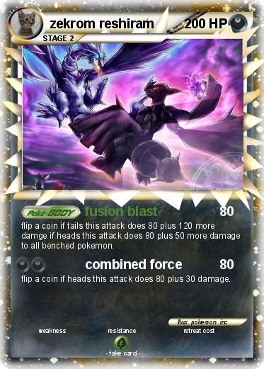 Pokemon zekrom reshiram