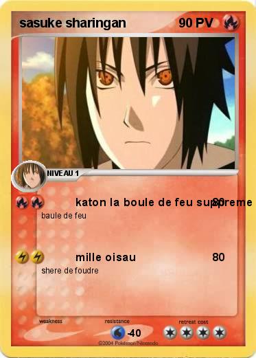 Pokemon sasuke sharingan 