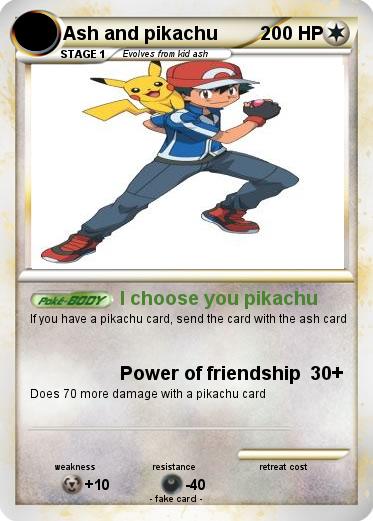 Pokemon Ash and pikachu