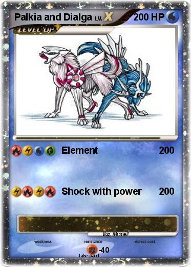 Pokemon Palkia and Dialga