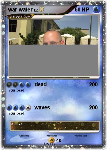 Pokemon war water