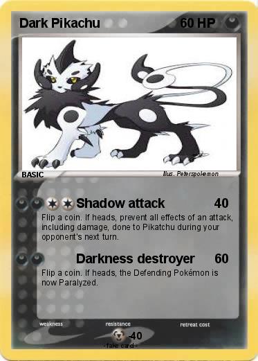 Pokemon Dark Pikachu