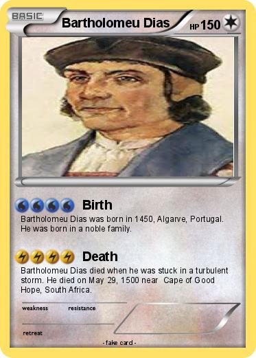 Pokemon Bartholomeu Dias