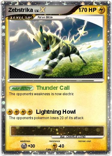 Pokemon Zebstrika
