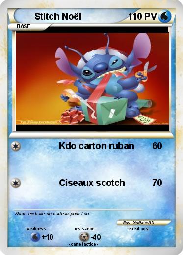 Pokemon Stitch Noël