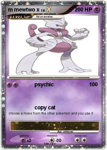 Pokemon m mewtwo x