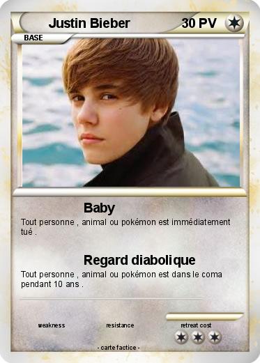 Pokemon Justin Bieber