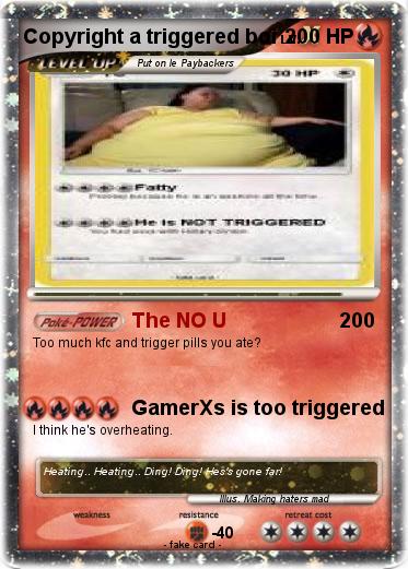 Pokemon Copyright a triggered boi